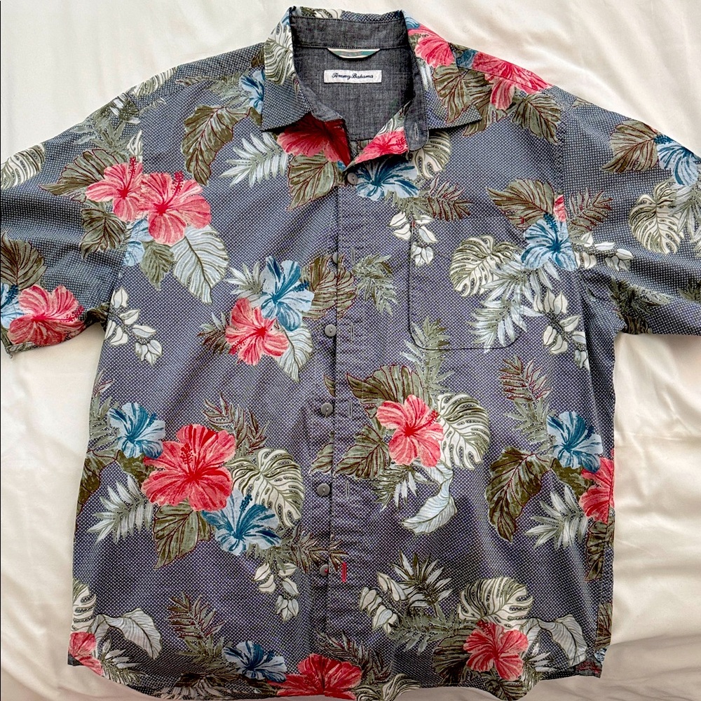 Tommy Bahama Men's Floral Button Down Shirt
